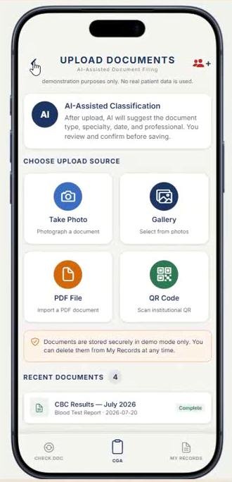 Envio de Documentos e Exames Versão China